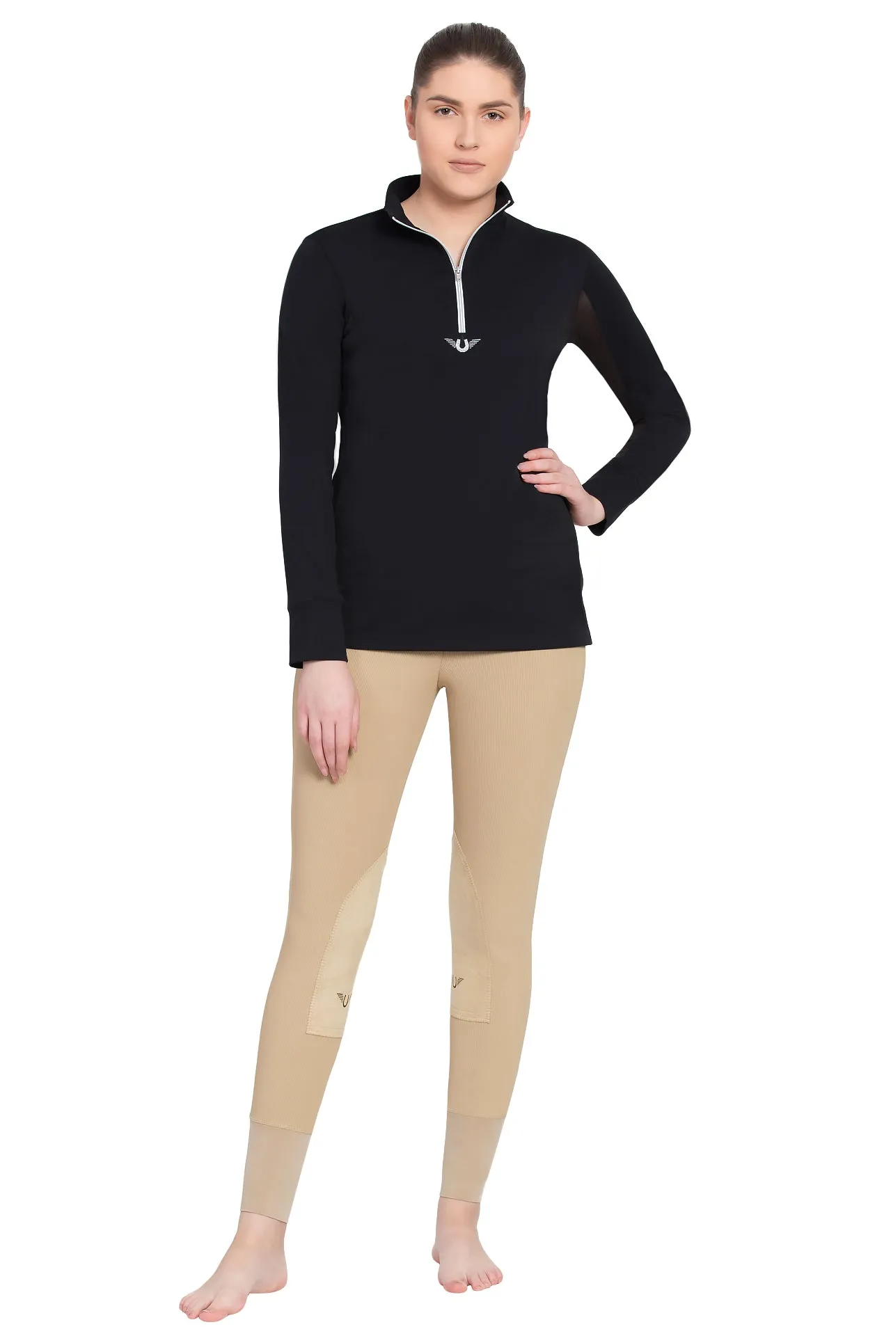 TuffRider Ladies Ventilated Technical Long Sleeve Sport Shirt