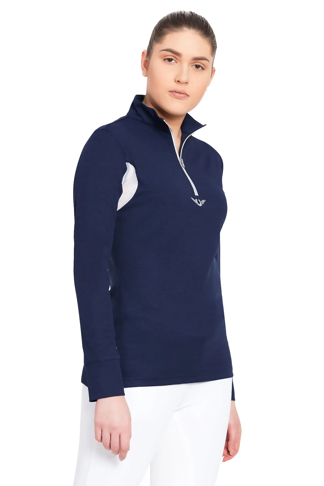 TuffRider Ladies Ventilated Technical Long Sleeve Sport Shirt