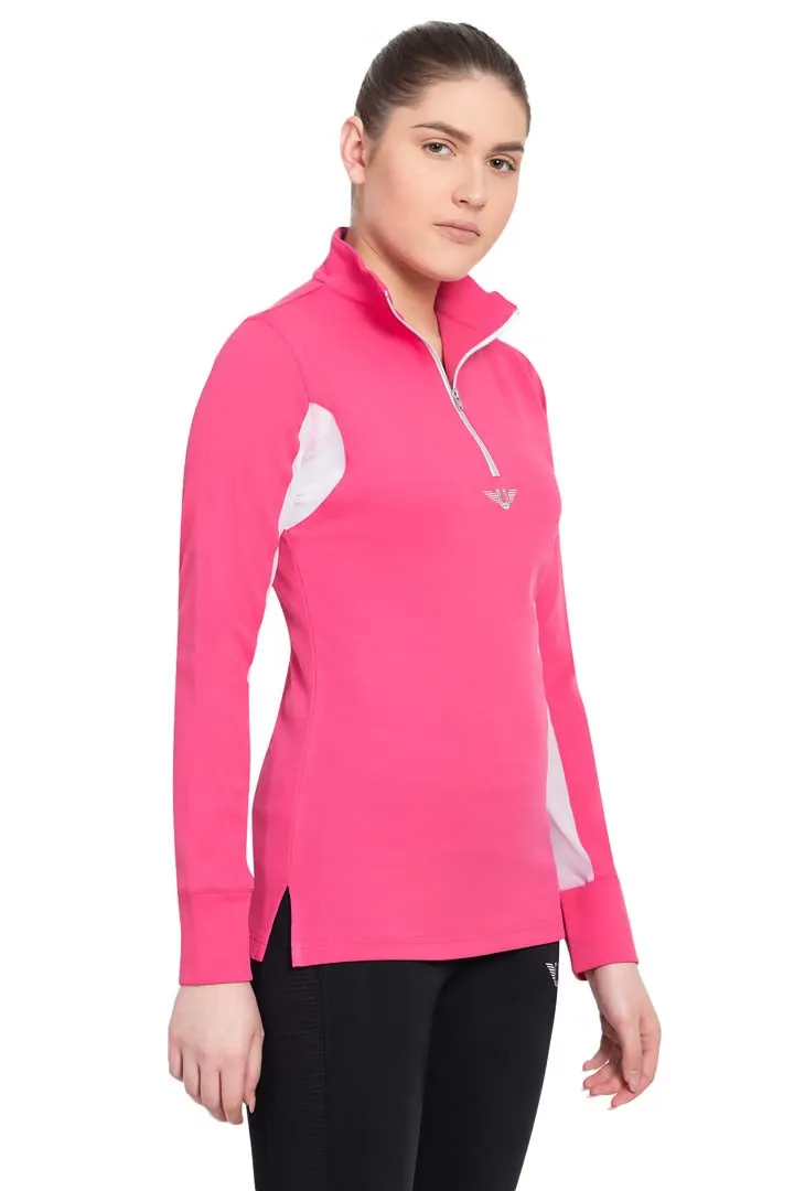 TuffRider Ladies Ventilated Technical Long Sleeve Sport Shirt