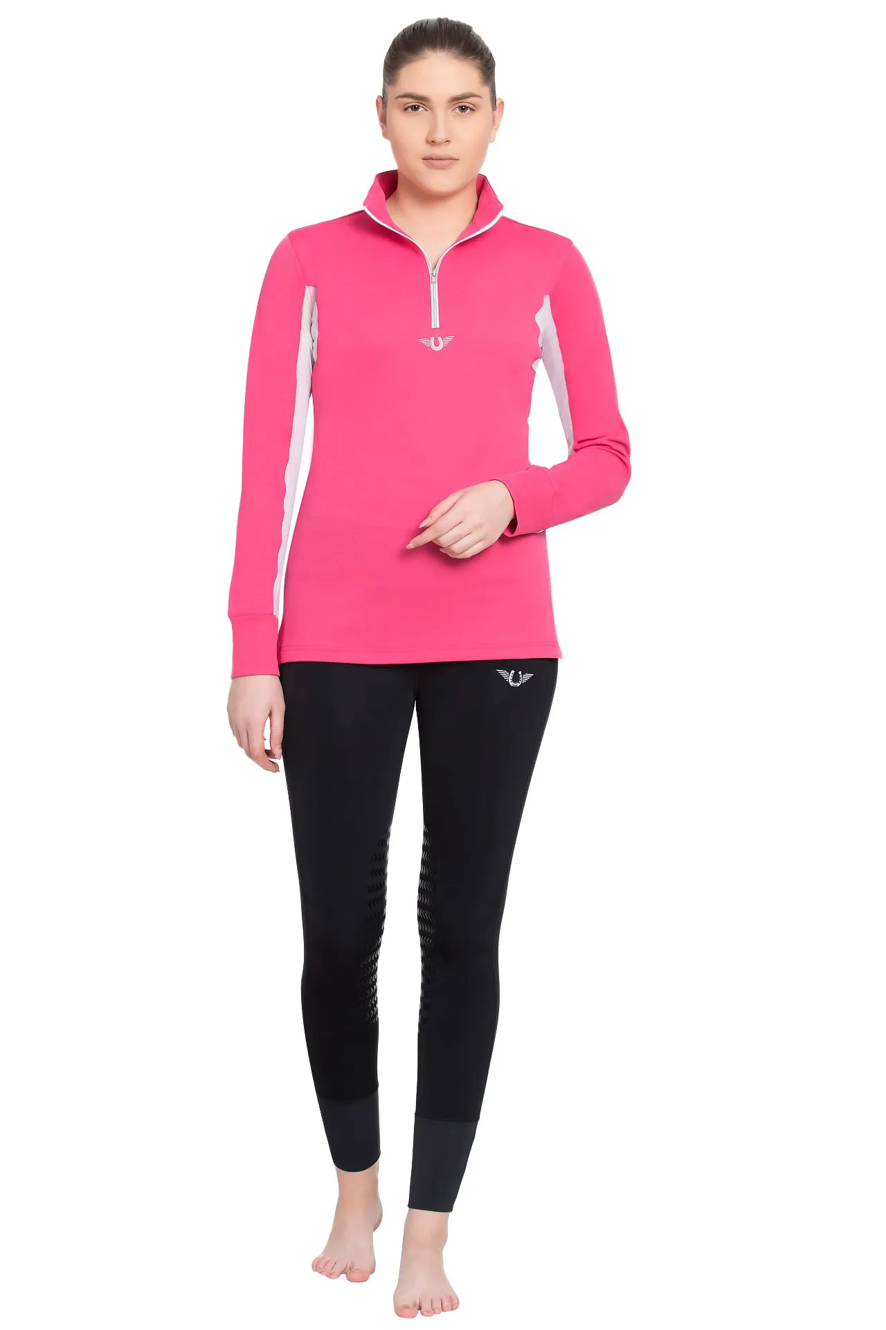 TuffRider Ladies Ventilated Technical Long Sleeve Sport Shirt