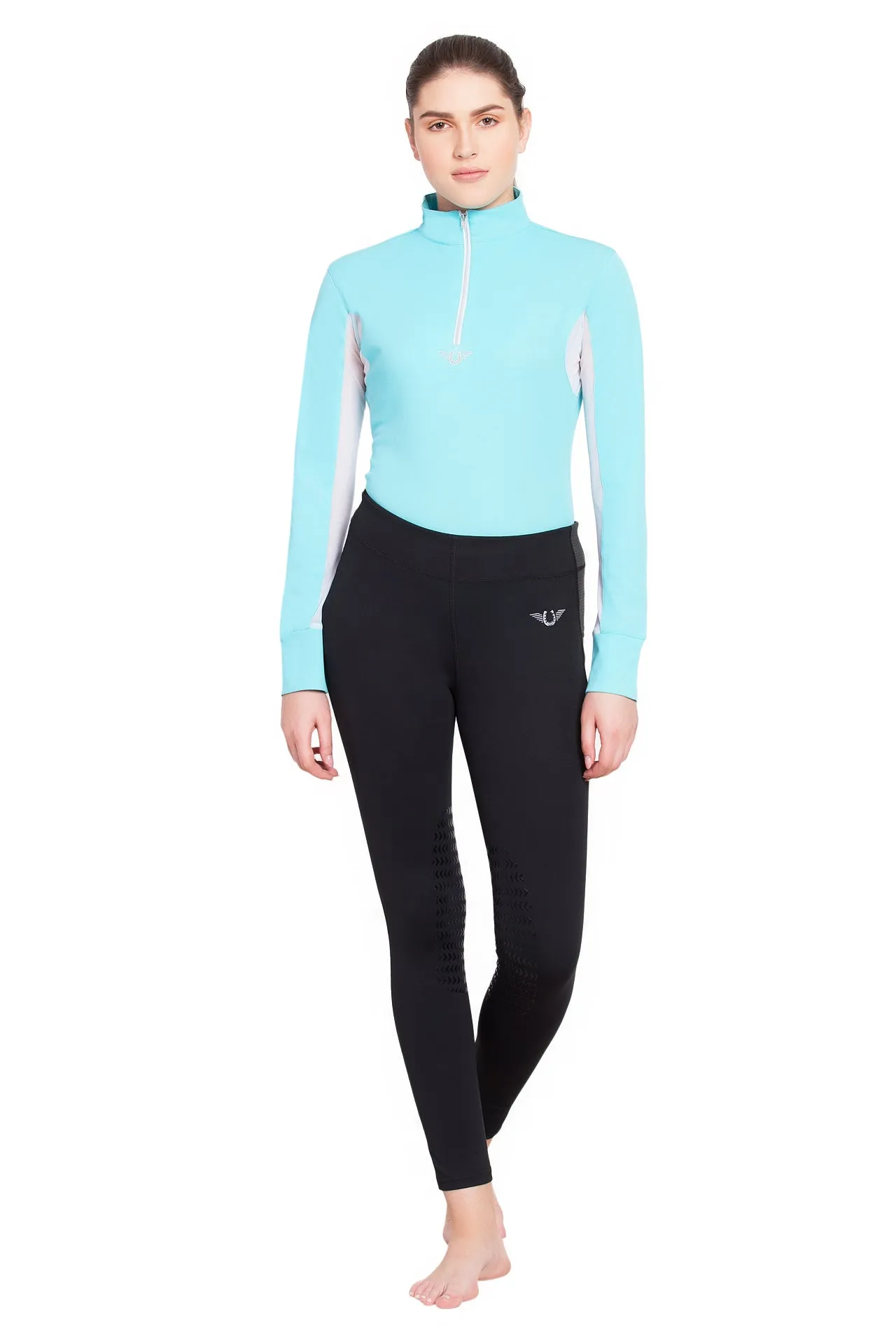 TuffRider Ladies Ventilated Technical Long Sleeve Sport Shirt