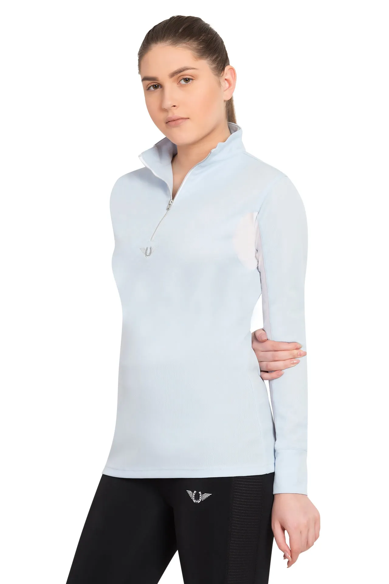TuffRider Ladies Ventilated Technical Long Sleeve Sport Shirt