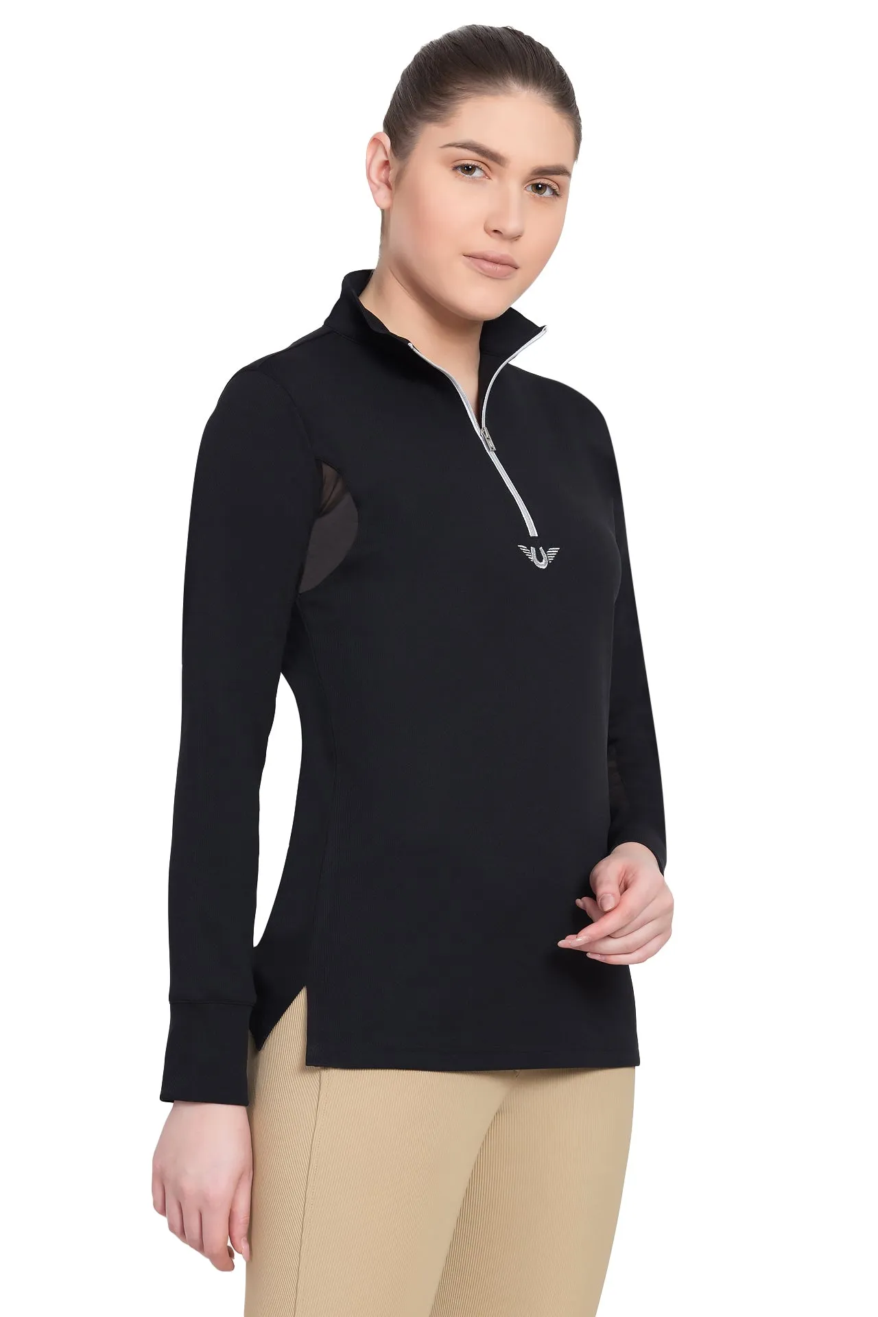 TuffRider Ladies Ventilated Technical Long Sleeve Sport Shirt