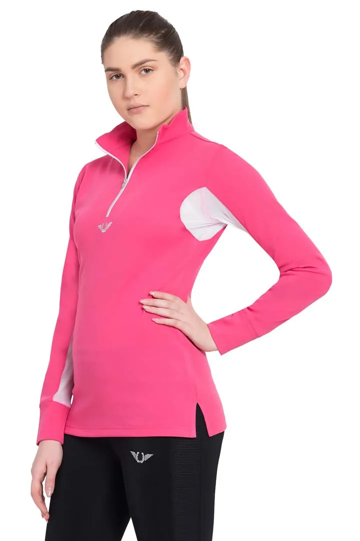 TuffRider Ladies Ventilated Technical Long Sleeve Sport Shirt