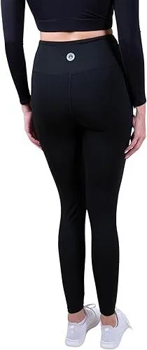 Ultra Game NBA Official Women's Super Soft Lightweight Leggings Fitness Sport Yoga Active Pants, Milwaukee Bucks, Black|Milwaukee Bucks