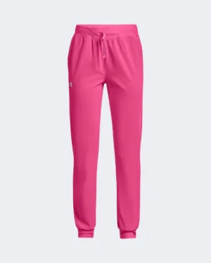 Under Armour Sport Woven Girls Training Pant Pink 1373004-695