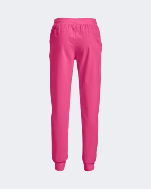 Under Armour Sport Woven Girls Training Pant Pink 1373004-695