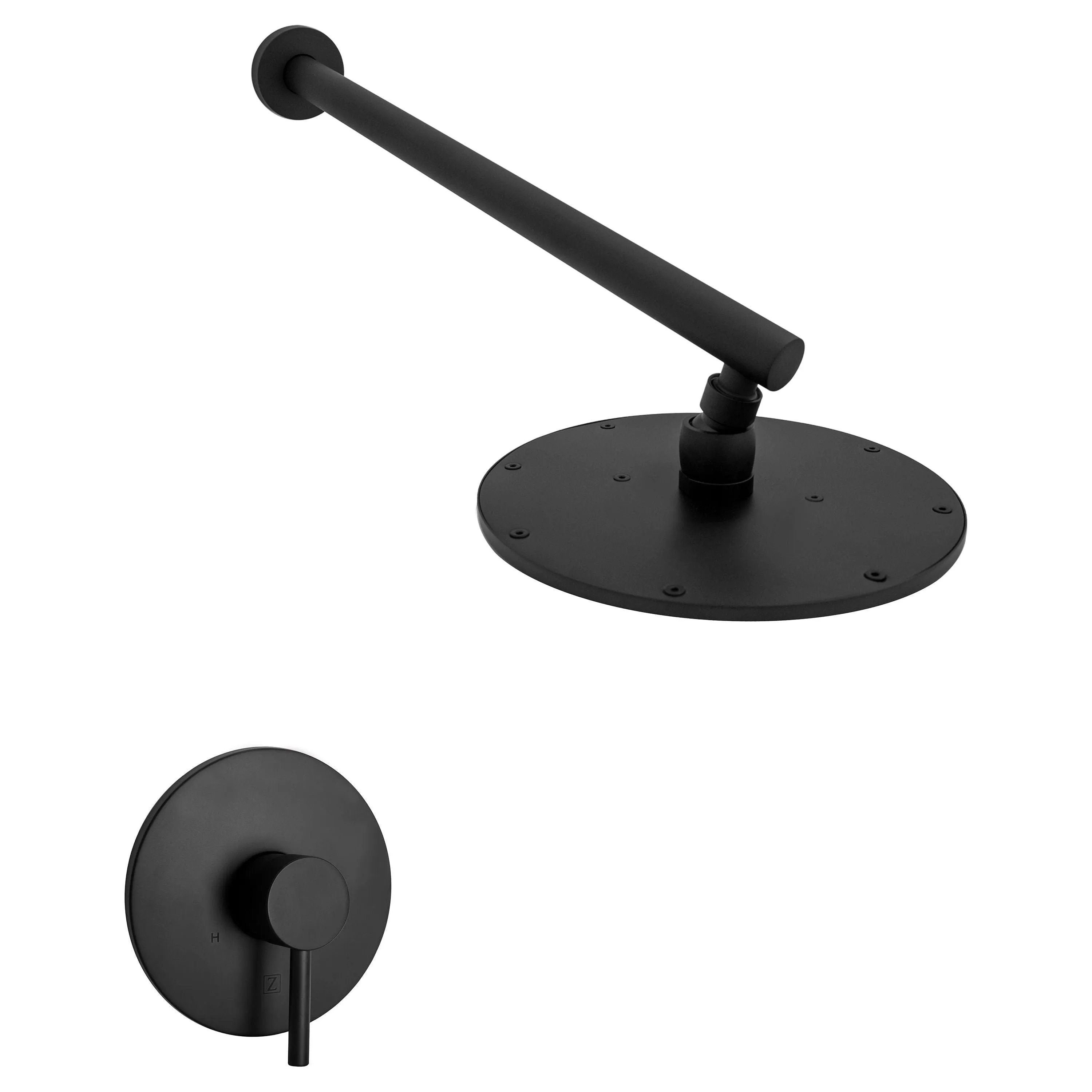 ZLINE Shower Faucet and Handle in Matte Black, ELD-SHF-MB